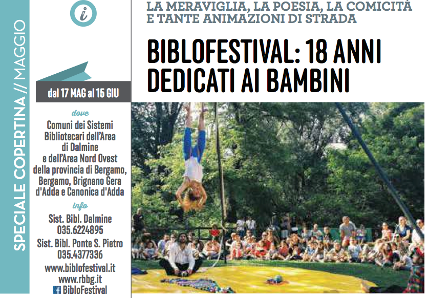 Bergamo Avvenimenti - 17 maggio 2019 - Biblofestival