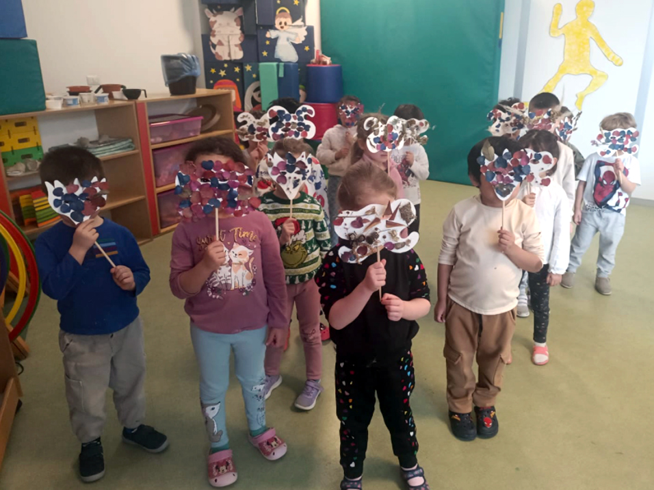 Maschere a stecca Teatro Pane e Mate